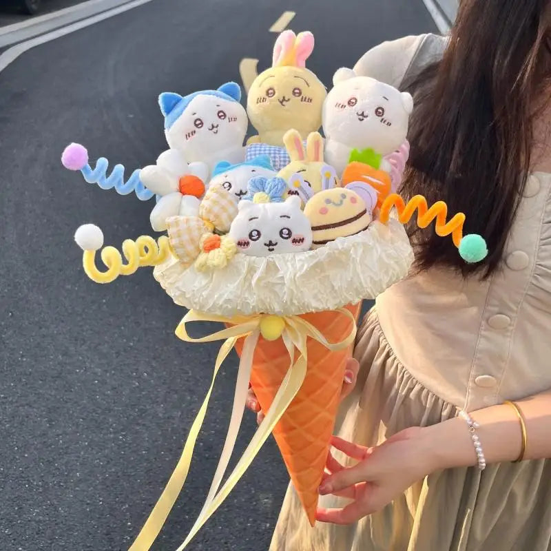 Bouquet Cornet de Glace Kawaii – Petites Peluches