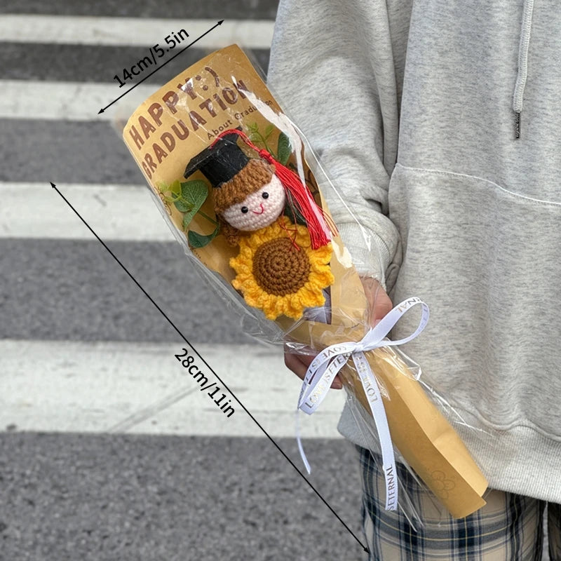 Mini Bouquet Kawaii au Crochet
