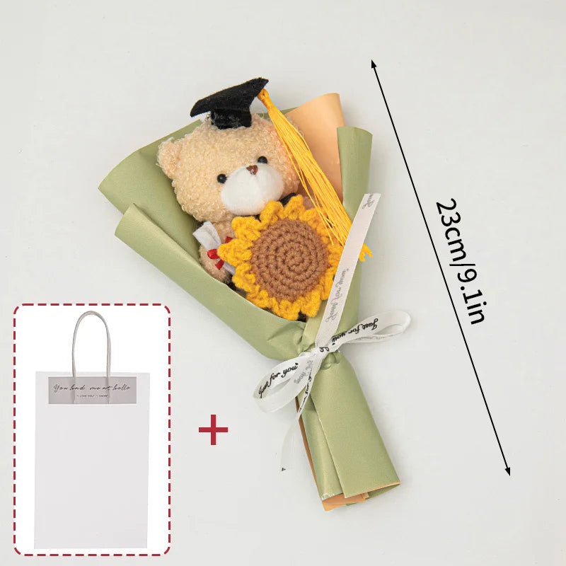Mini Bouquet Kawaii au Crochet