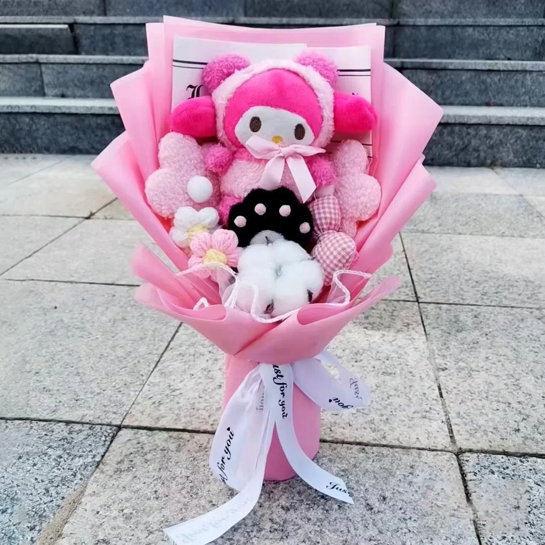 Bouquet de peluches capybara kawaii - vue 6