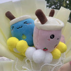 Bouquet peluche bubble tea et avocat kawaii - vue 4