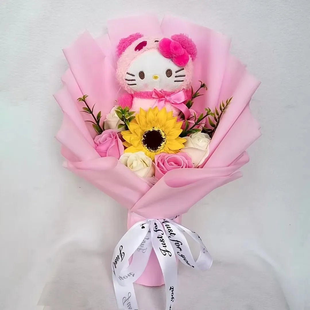 Bouquet de Peluches Capybara Kawaii