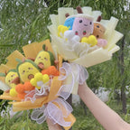 Bouquet peluche bubble tea et avocat kawaii - vue 1