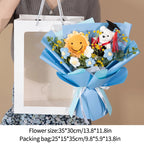 Bouquet de Tournesols au Crochet avec Guirlande Lumineuse