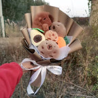 Bouquet de peluches capybara kawaii - vue 1